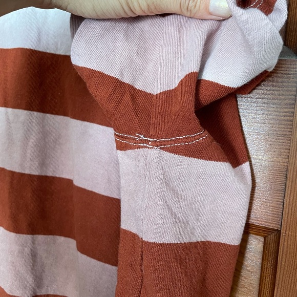 Madewell Dip-Dye Oversized Tee in Groton Stripe - Picture 9 of 11